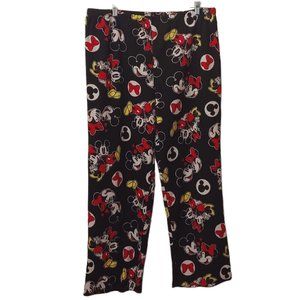 Disney Mickey Mouse And Minnie Pajama Pants Size XL